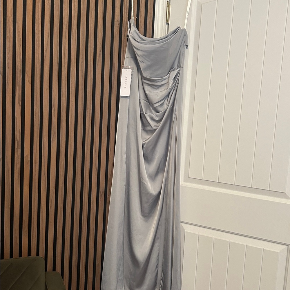Elegant Silver Gown
